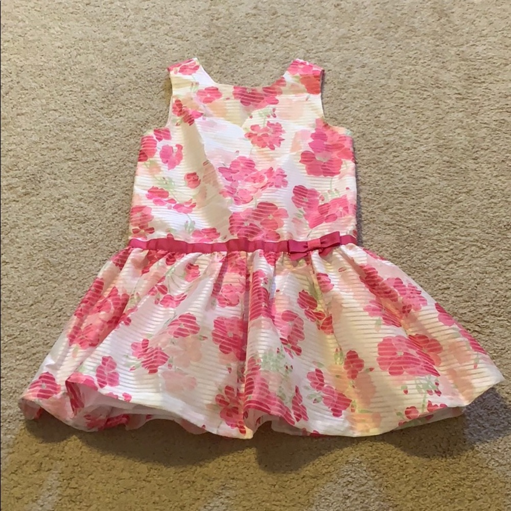 formal flower print girls dress size 6